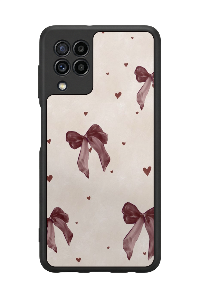 Samsung Galaxy M32 Uyumlu Kurdele Tasarımlı Glossy Premium Kılıf