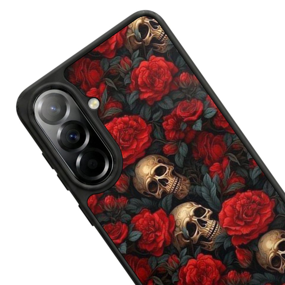 Samsung Galaxy A37 Uyumlu KuruKafa Tasarımlı Glossy Premium Kılıf