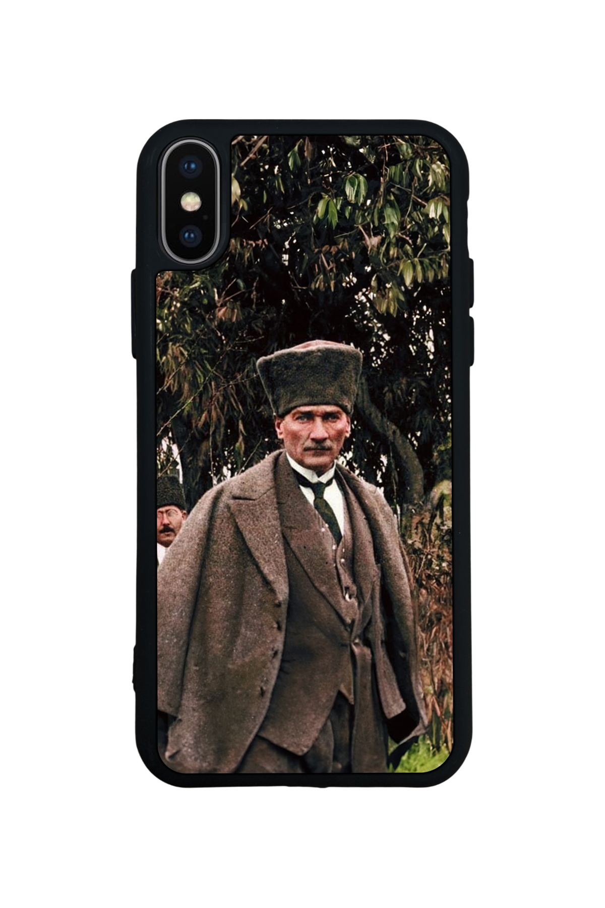 iPhone X/ XS Uyumlu Mustafa Kemal Ataturk Tasarımlı Glossy Premium Kılıf
