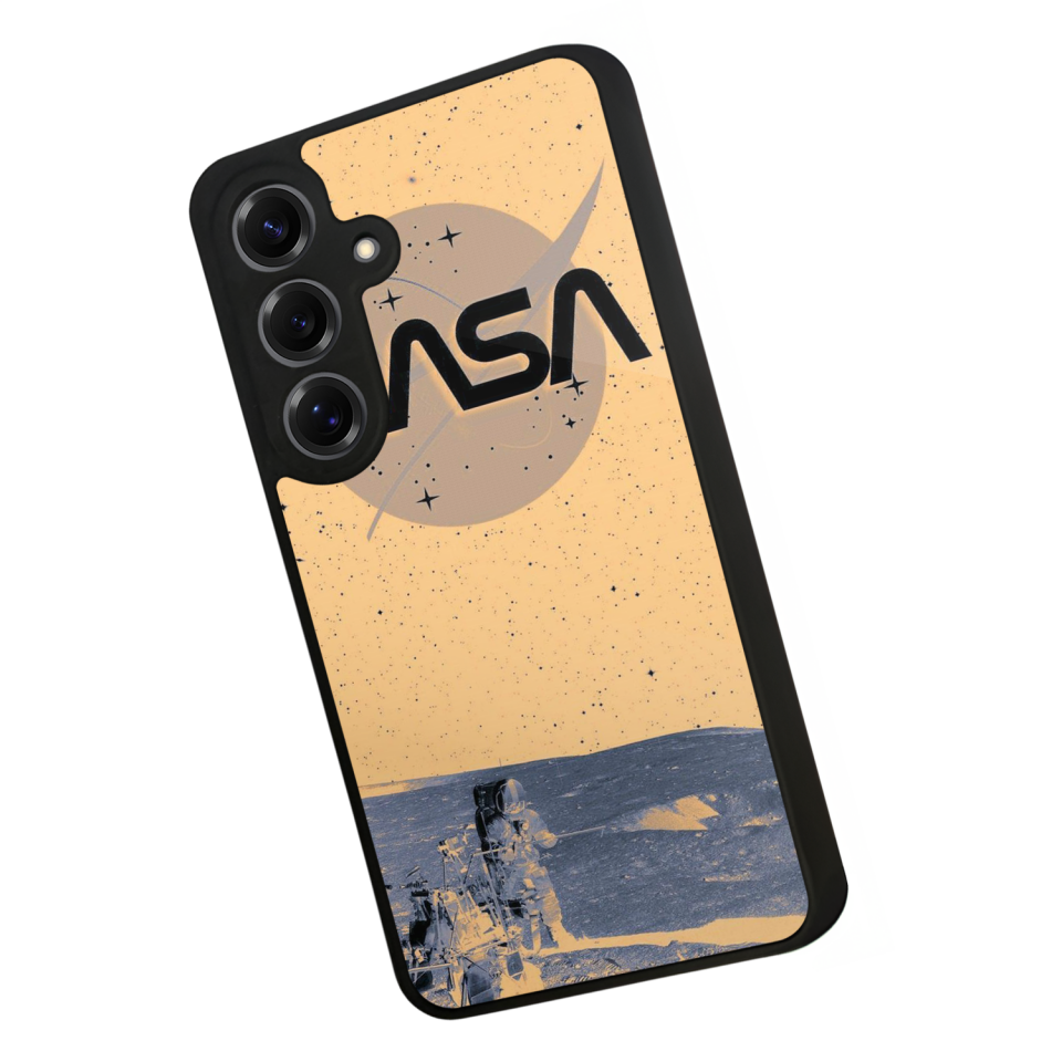 Samsung Galaxy S25 Uyumlu Nasa Tasarımlı Glossy Premium Kılıf