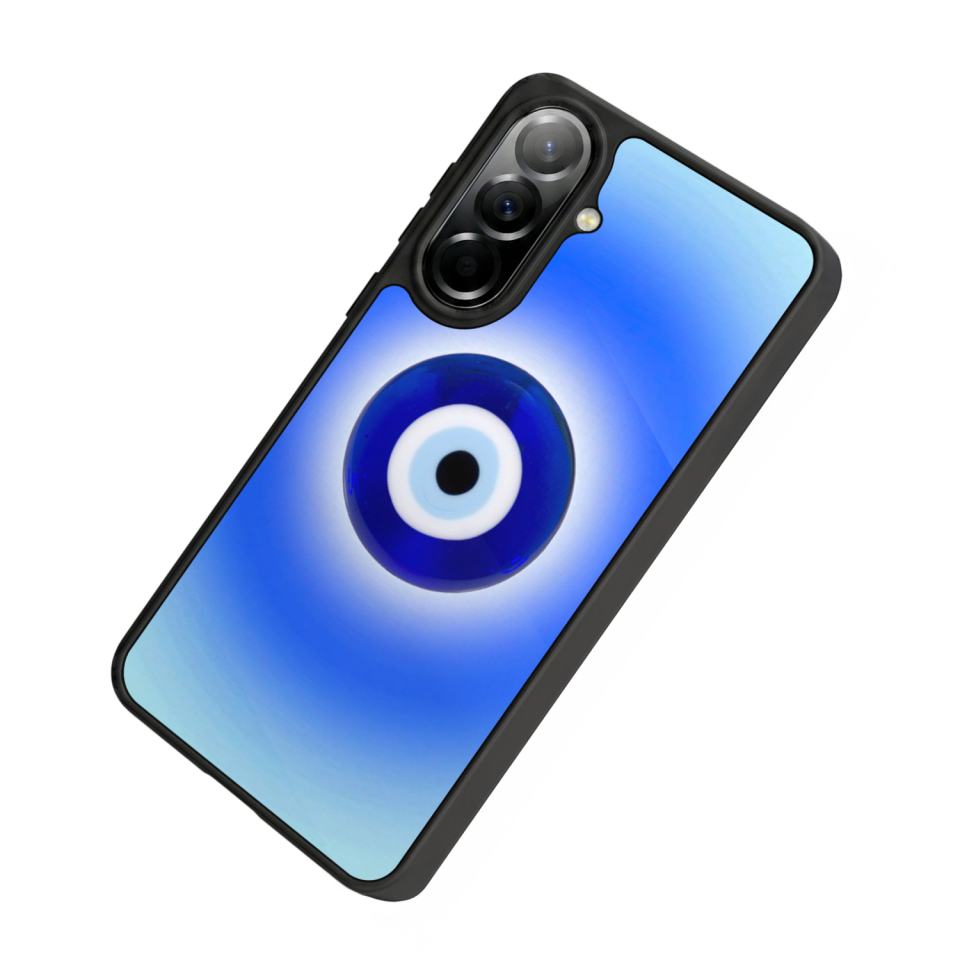 Samsung Galaxy A57 Uyumlu Nazar Tasarımlı Glossy Premium Kılıf