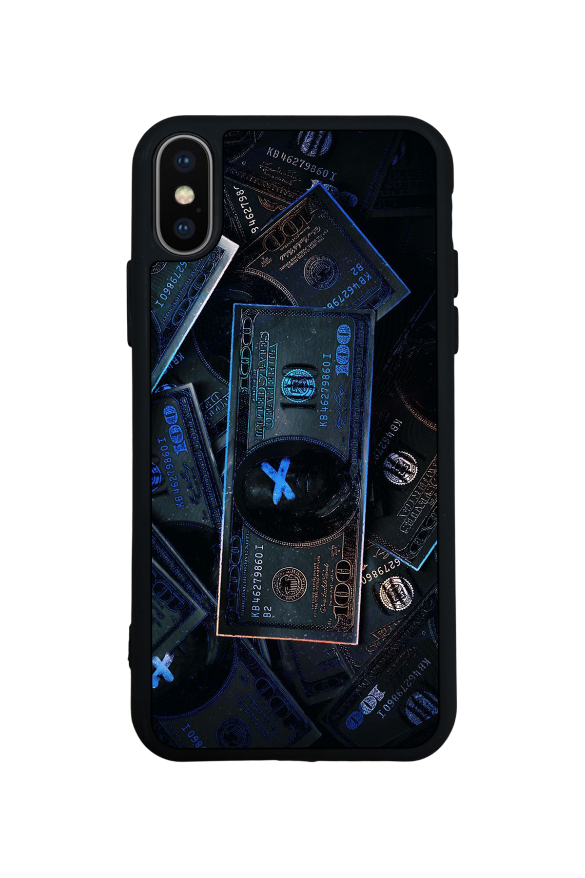 iPhone XS Max Uyumlu Para Tasarımlı Glossy Premium Kılıf