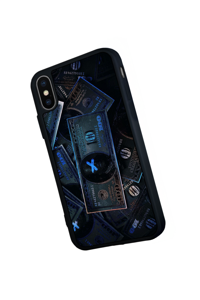 iPhone XS Max Uyumlu Para Tasarımlı Glossy Premium Kılıf