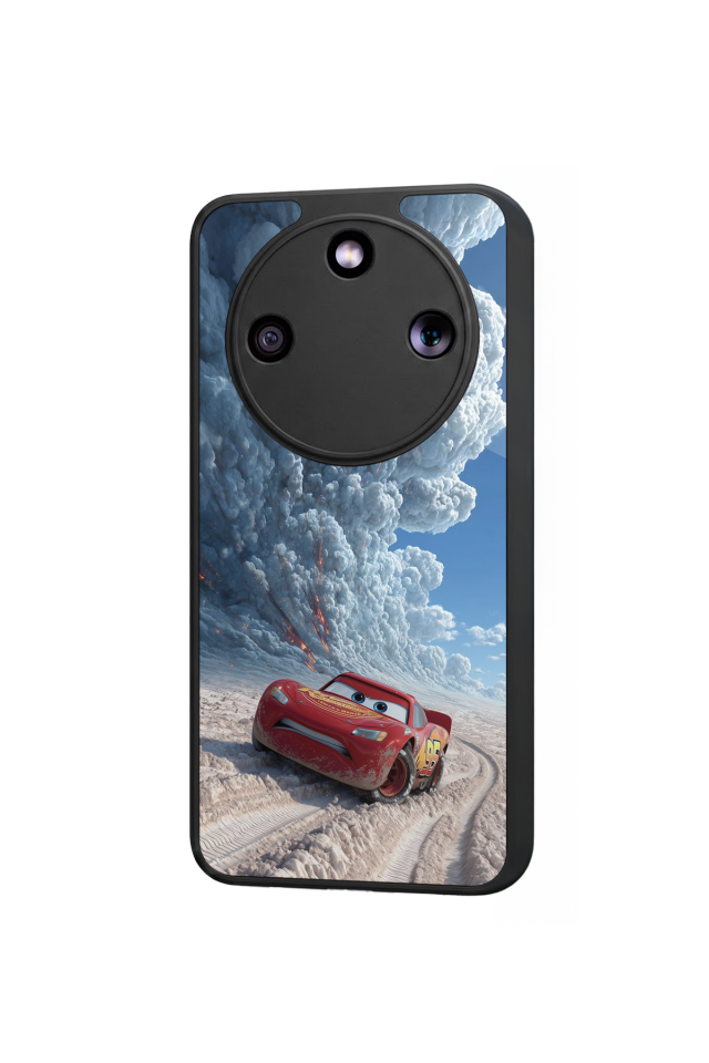 Honor Magic 8 Lite Uyumlu Şimsek McQueen Tasarımlı Glossy Premium Kılıf
