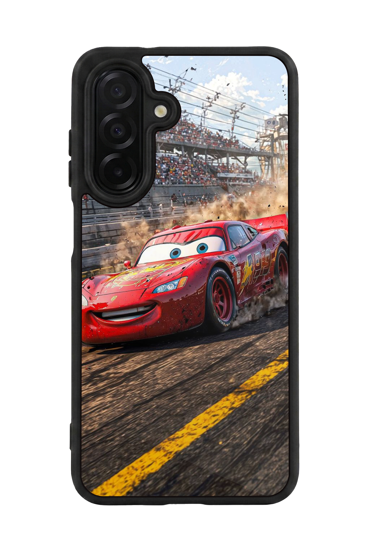 Samsung Galaxy A36 Uyumlu Şimsek McQueen Tasarımlı Glossy Premium Kılıf