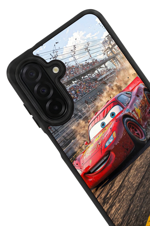Samsung Galaxy A36 Uyumlu Şimsek McQueen Tasarımlı Glossy Premium Kılıf