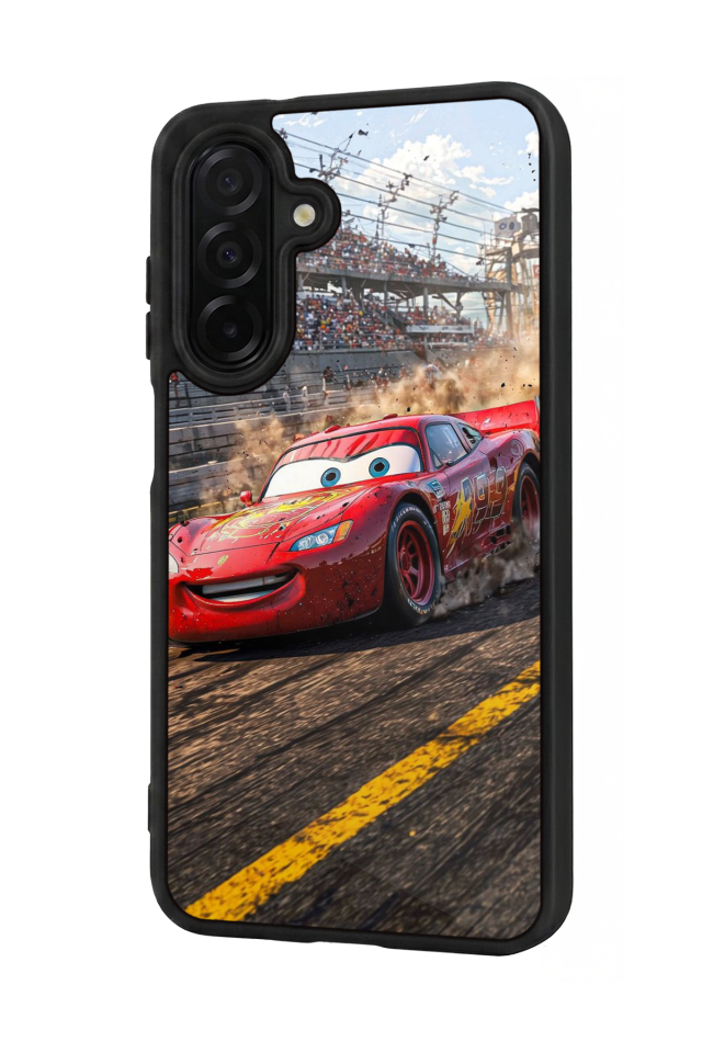Samsung Galaxy A36 Uyumlu Şimsek McQueen Tasarımlı Glossy Premium Kılıf