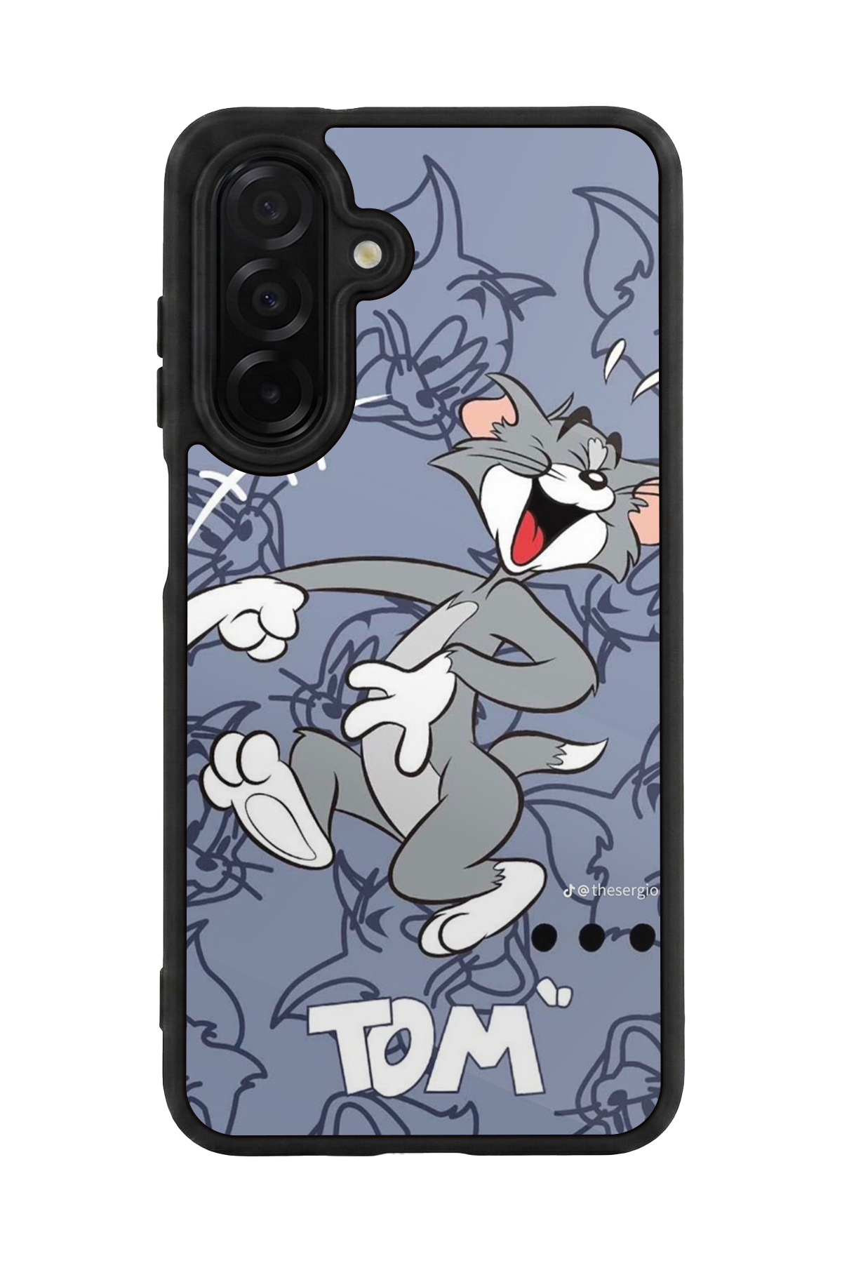 Samsung Galaxy A56 Uyumlu Tom And Jerry Tasarımlı Glossy Premium Kılıf