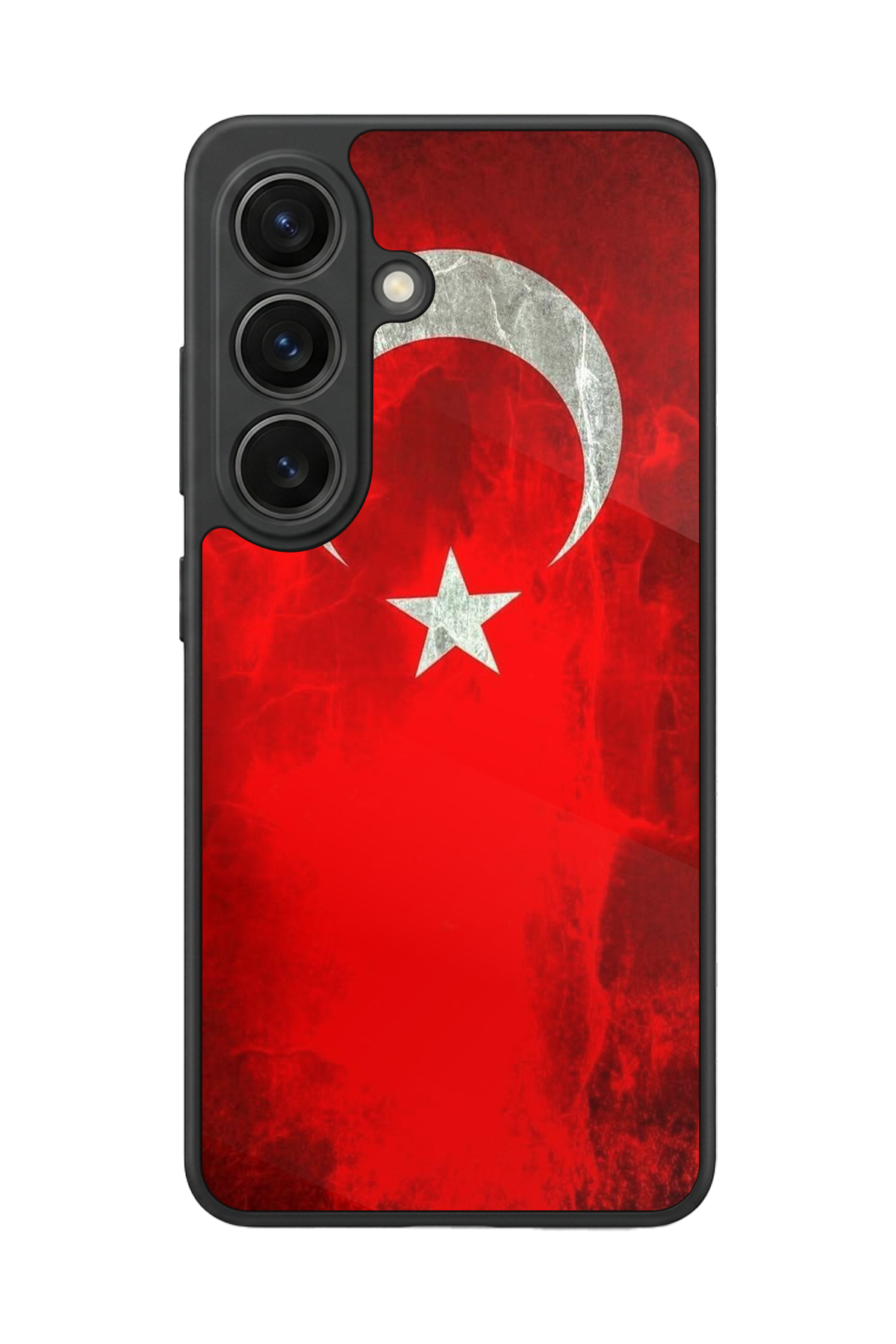 Samsung Galaxy S26 Uyumlu Türk Bayragi Tasarımlı Glossy Premium Kılıf