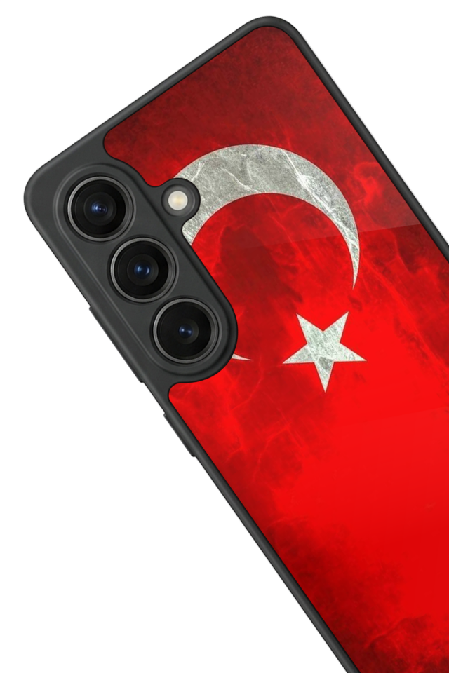 Samsung Galaxy S26 Uyumlu Türk Bayragi Tasarımlı Glossy Premium Kılıf