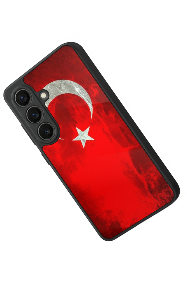 Samsung Galaxy S26 Uyumlu Türk Bayragi Tasarımlı Glossy Premium Kılıf