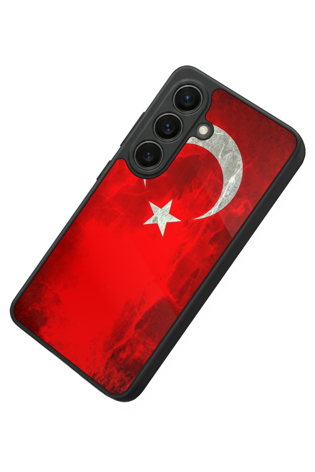 Samsung Galaxy S26 Uyumlu Türk Bayragi Tasarımlı Glossy Premium Kılıf