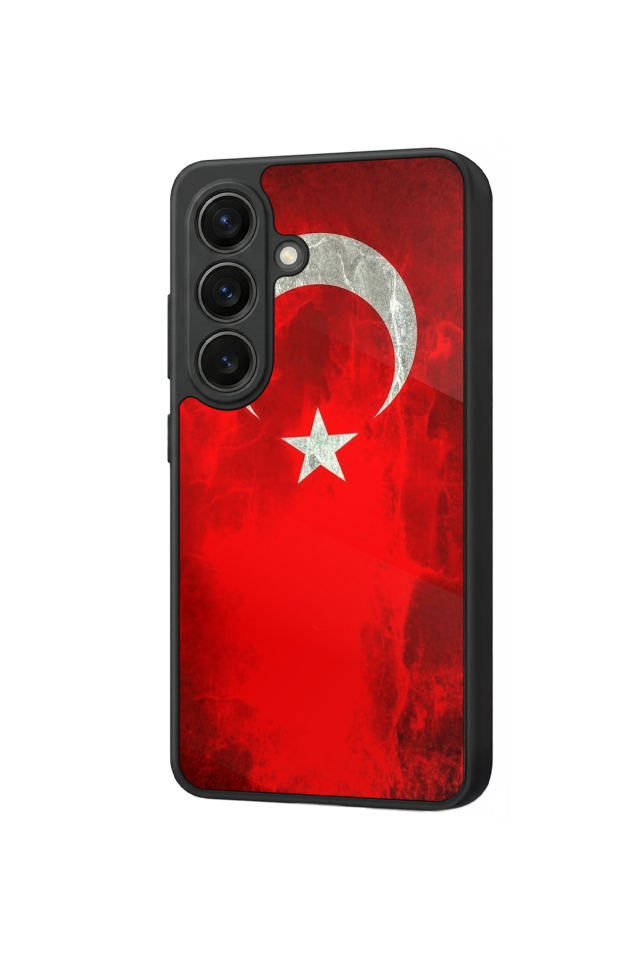 Samsung Galaxy S26 Uyumlu Türk Bayragi Tasarımlı Glossy Premium Kılıf