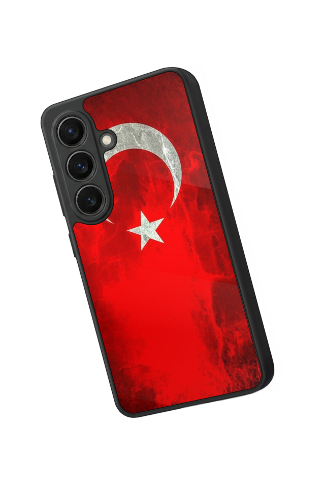 Samsung Galaxy S26 Uyumlu Türk Bayragi Tasarımlı Glossy Premium Kılıf