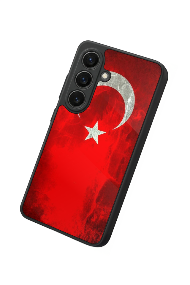 Samsung Galaxy S26 Uyumlu Türk Bayragi Tasarımlı Glossy Premium Kılıf