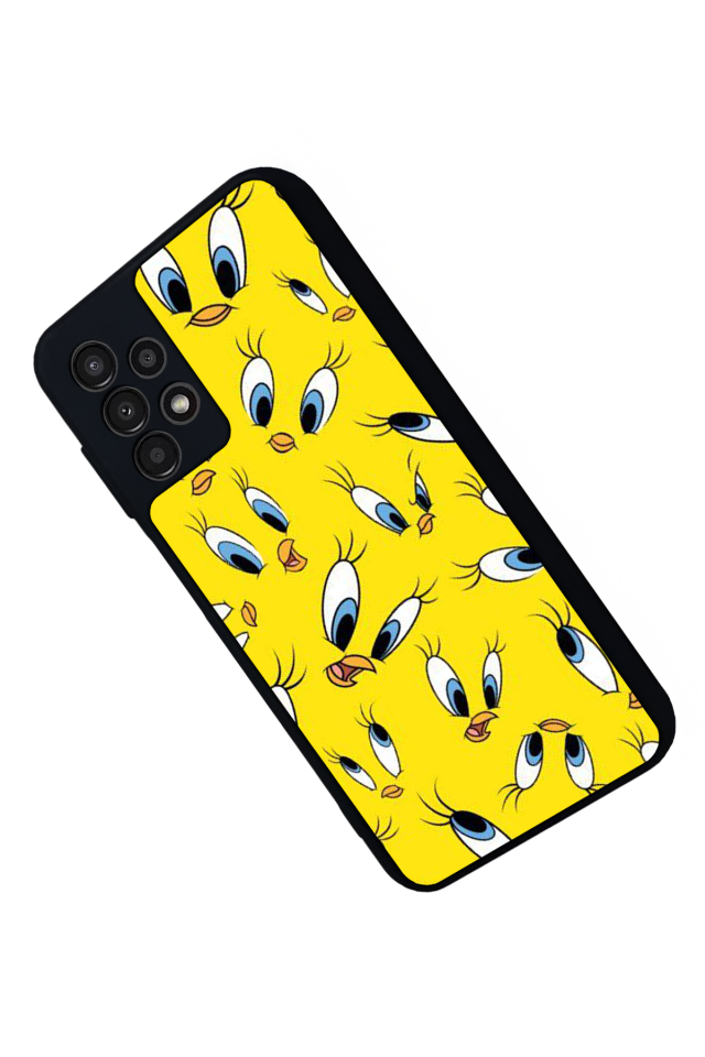 Samsung Galaxy A23 Uyumlu Tweety Tasarımlı Glossy Premium Kılıf