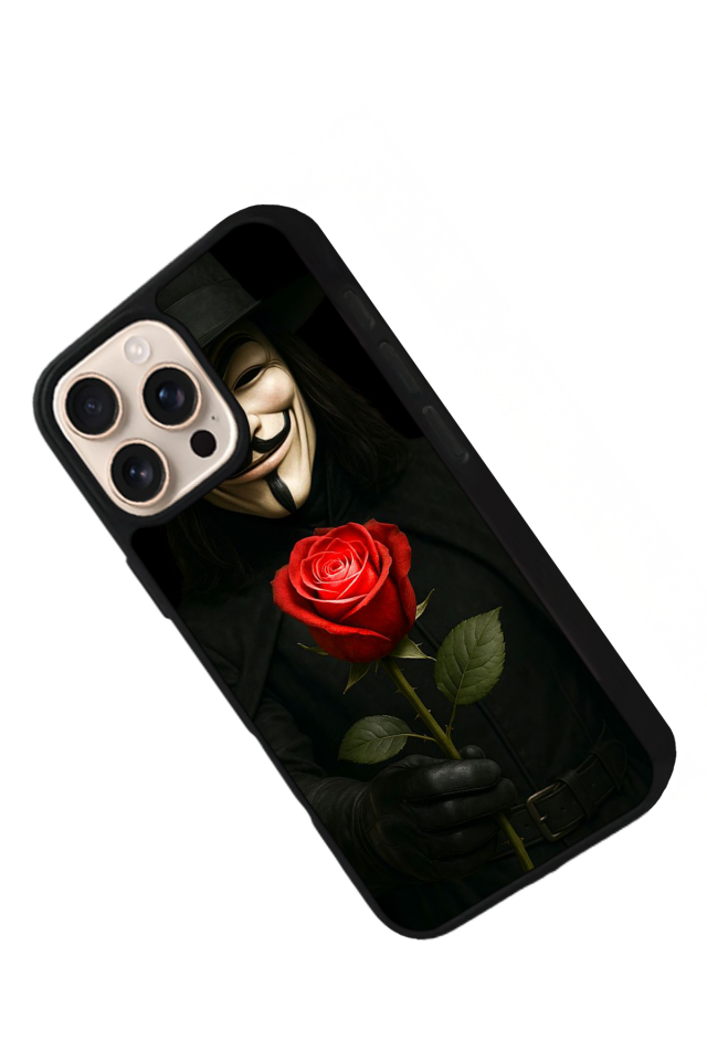 iPhone 14 Pro Uyumlu Vendetta Tasarımlı Glossy Premium Kılıf