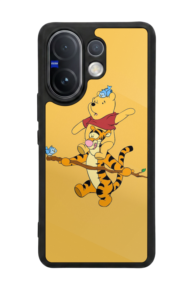 Vivo V60 Uyumlu Winnie Tasarımlı Glossy Premium Kılıf