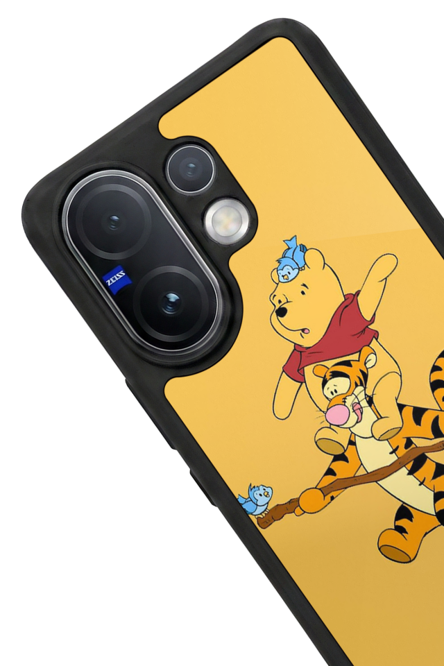Vivo V60 Uyumlu Winnie Tasarımlı Glossy Premium Kılıf