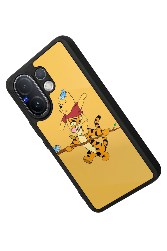 Vivo V60 Uyumlu Winnie Tasarımlı Glossy Premium Kılıf