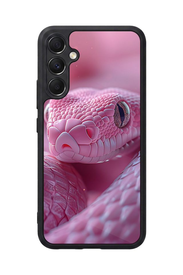 Samsung Galaxy M34 Uyumlu Yılan Tasarımlı Glossy Premium Kılıf