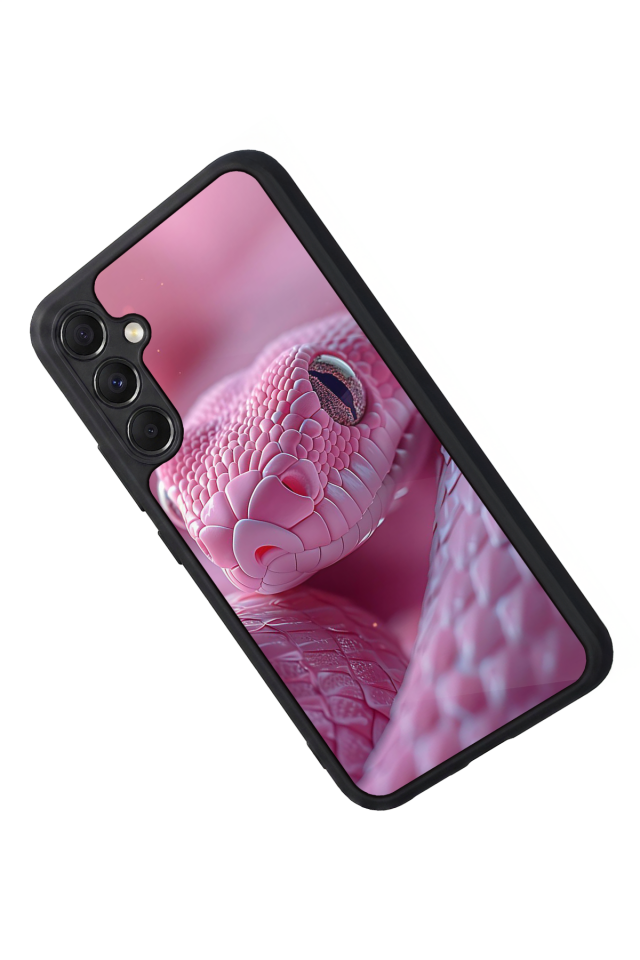 Samsung Galaxy M34 Uyumlu Yılan Tasarımlı Glossy Premium Kılıf