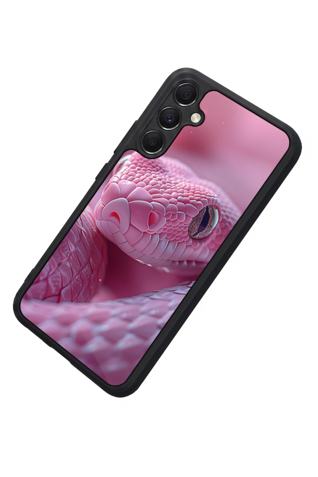 Samsung Galaxy M34 Uyumlu Yılan Tasarımlı Glossy Premium Kılıf