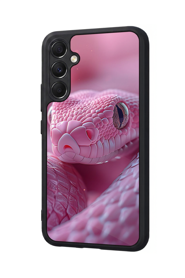 Samsung Galaxy M34 Uyumlu Yılan Tasarımlı Glossy Premium Kılıf