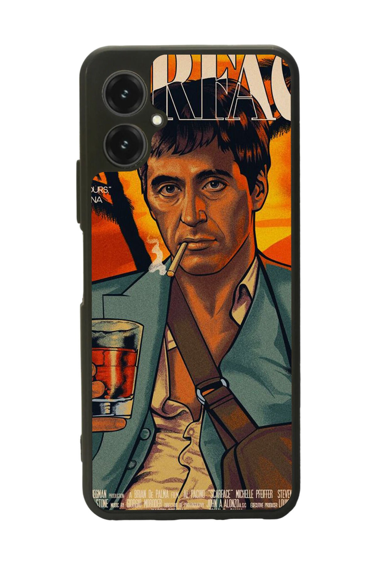 Omix X5 Uyumlu Scarface Tasarımlı Glossy Premium Kılıf