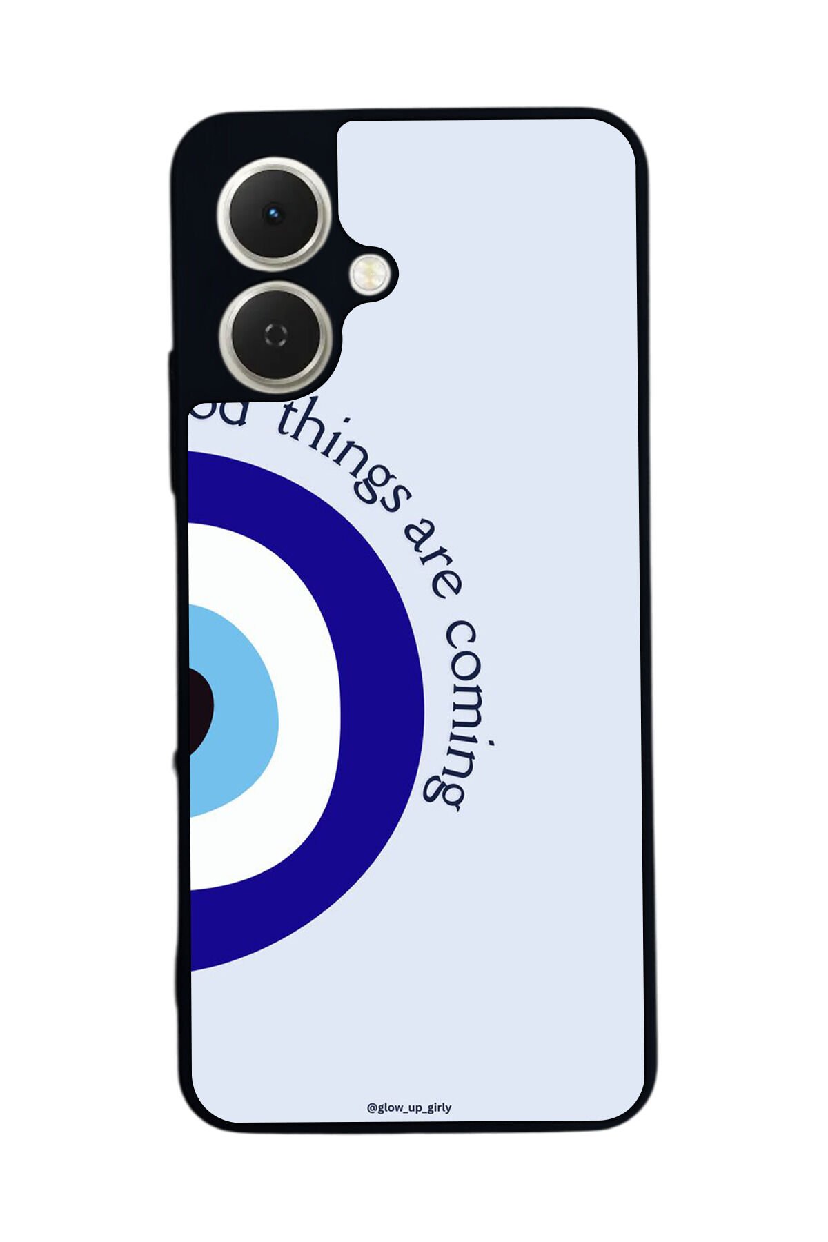 Tecno Spark GO 2 Uyumlu Nazar Tasarımlı Glossy Premium Kılıf