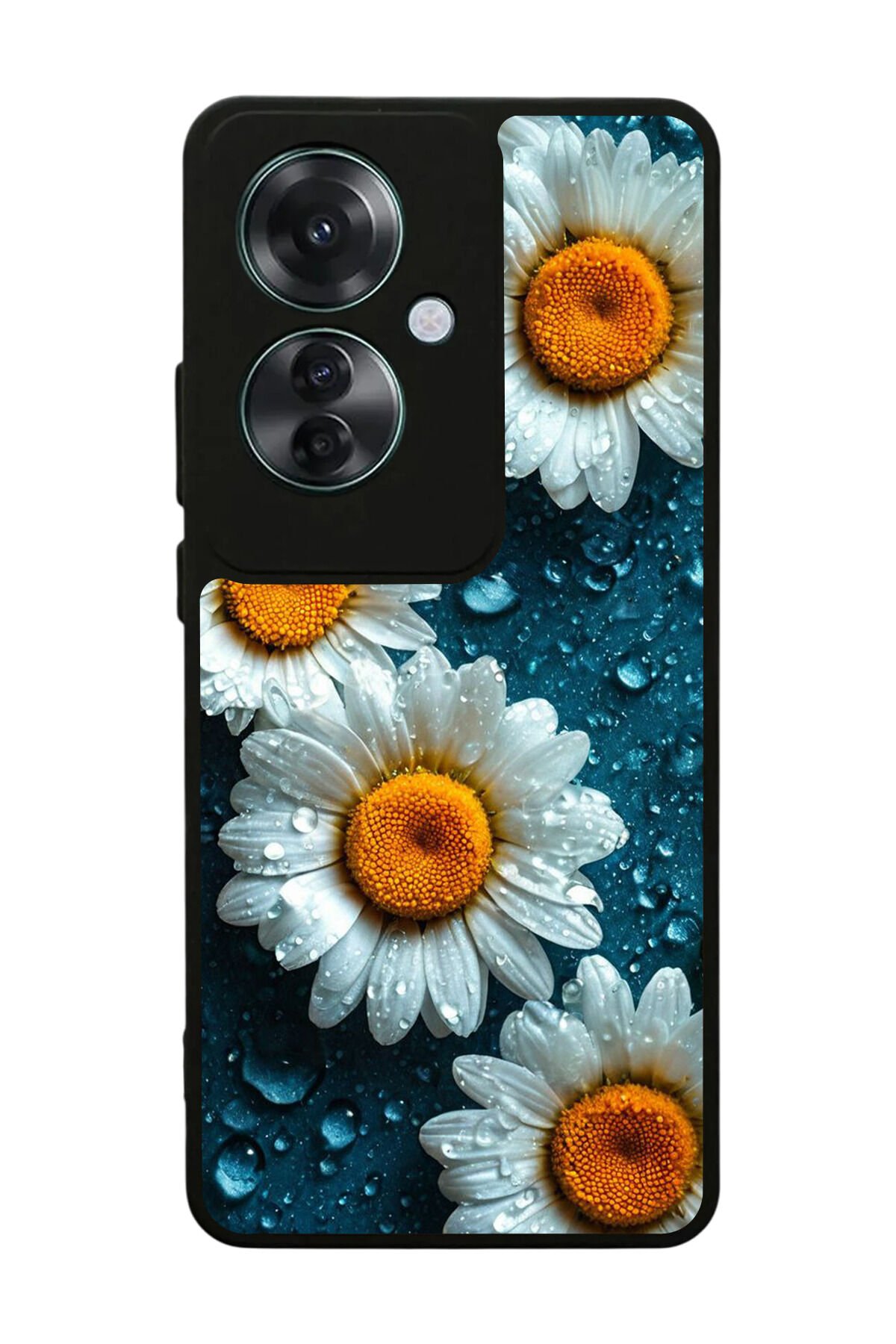 Oppo Reno 11F Uyumlu Cicek Tasarımlı Glossy Premium Kılıf