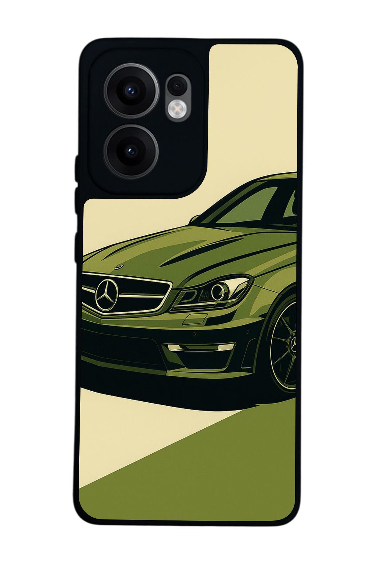 Oppo Reno 13F Uyumlu Mercedes Tasarımlı Glossy Premium Kılıf