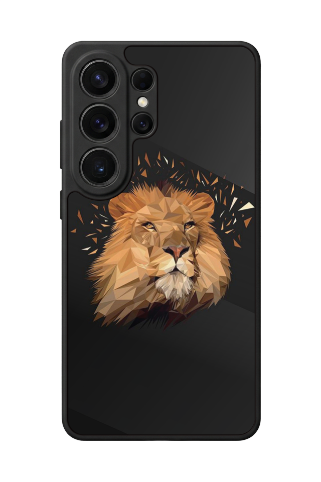 Samsung Galaxy S26 Ultra Uyumlu Aslan Tasarımlı Glossy Premium Kılıf