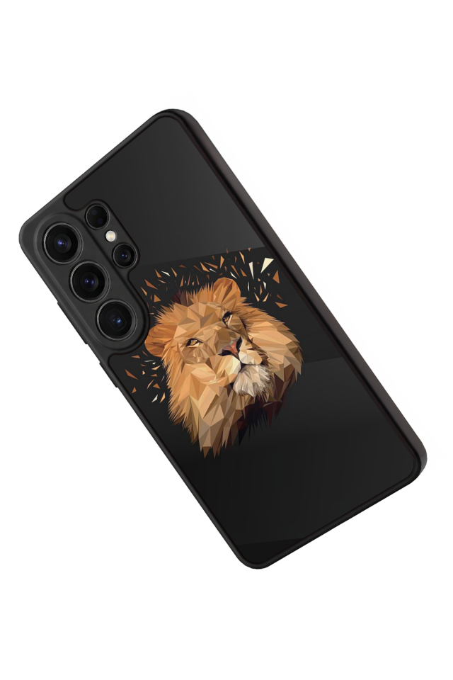 Samsung Galaxy S26 Ultra Uyumlu Aslan Tasarımlı Glossy Premium Kılıf