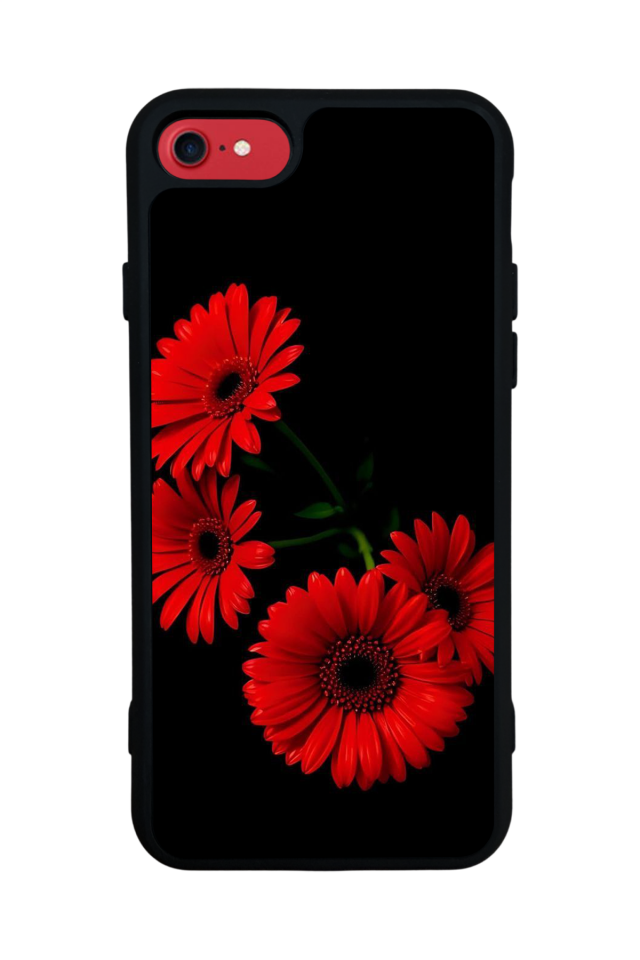 iPhone 7 Uyumlu Cicek Tasarımlı Glossy Premium Kılıf