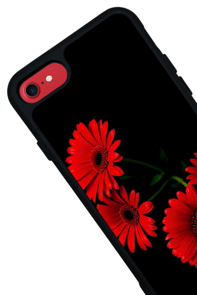 iPhone 7 Uyumlu Cicek Tasarımlı Glossy Premium Kılıf