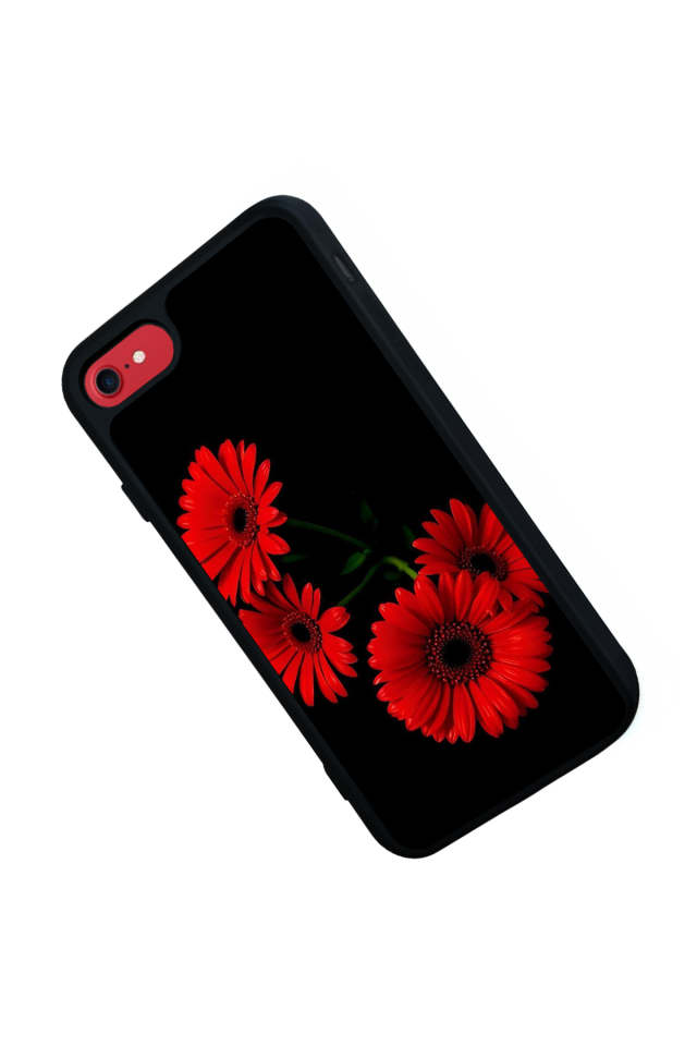 iPhone 7 Uyumlu Cicek Tasarımlı Glossy Premium Kılıf