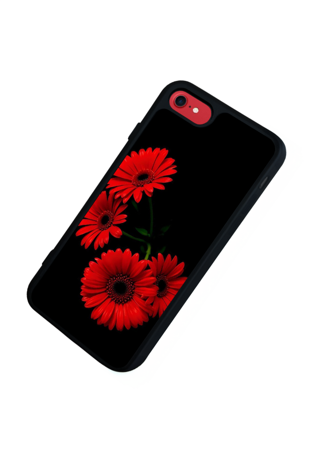 iPhone 7 Uyumlu Cicek Tasarımlı Glossy Premium Kılıf