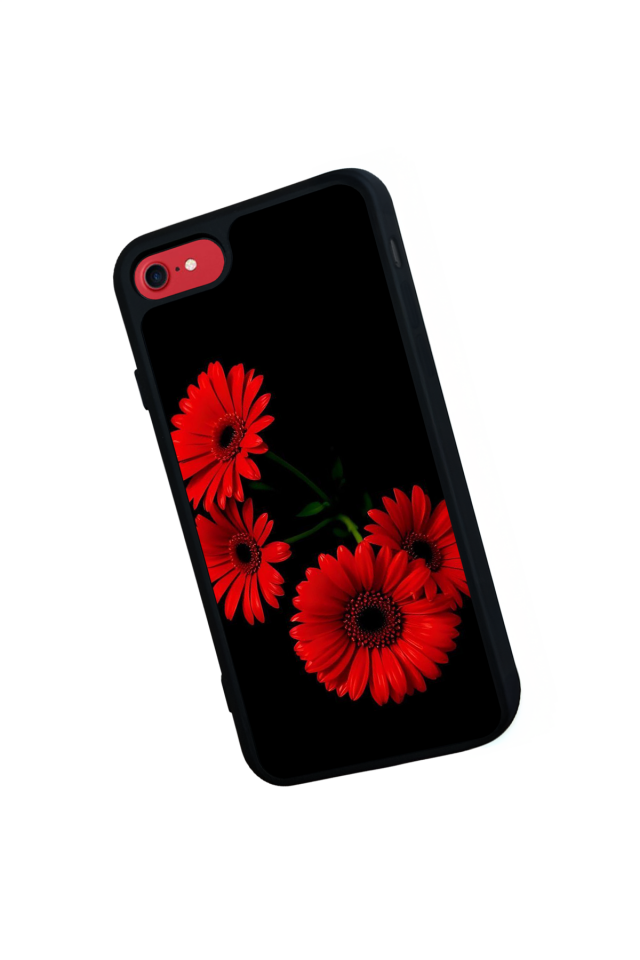 iPhone 7 Uyumlu Cicek Tasarımlı Glossy Premium Kılıf
