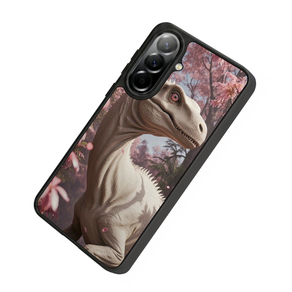 Samsung Galaxy A37 Uyumlu Dinazor Tasarımlı Glossy Premium Kılıf