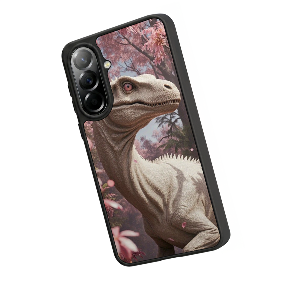 Samsung Galaxy A37 Uyumlu Dinazor Tasarımlı Glossy Premium Kılıf