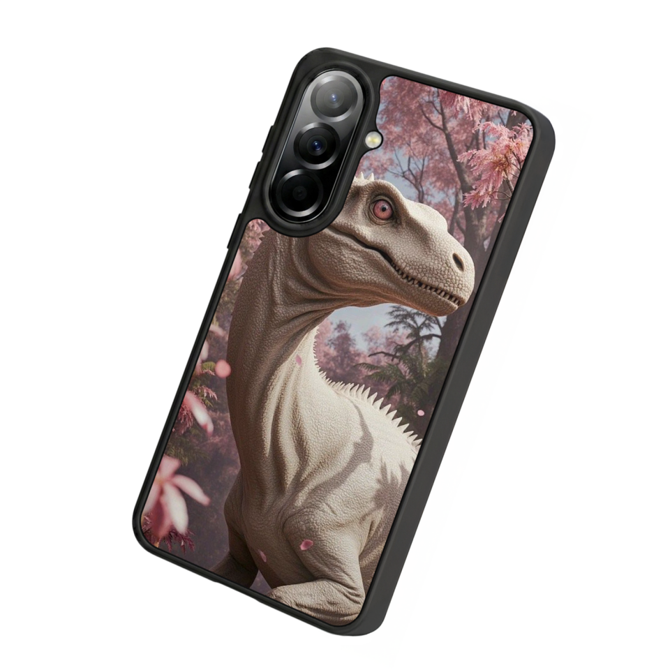 Samsung Galaxy A37 Uyumlu Dinazor Tasarımlı Glossy Premium Kılıf