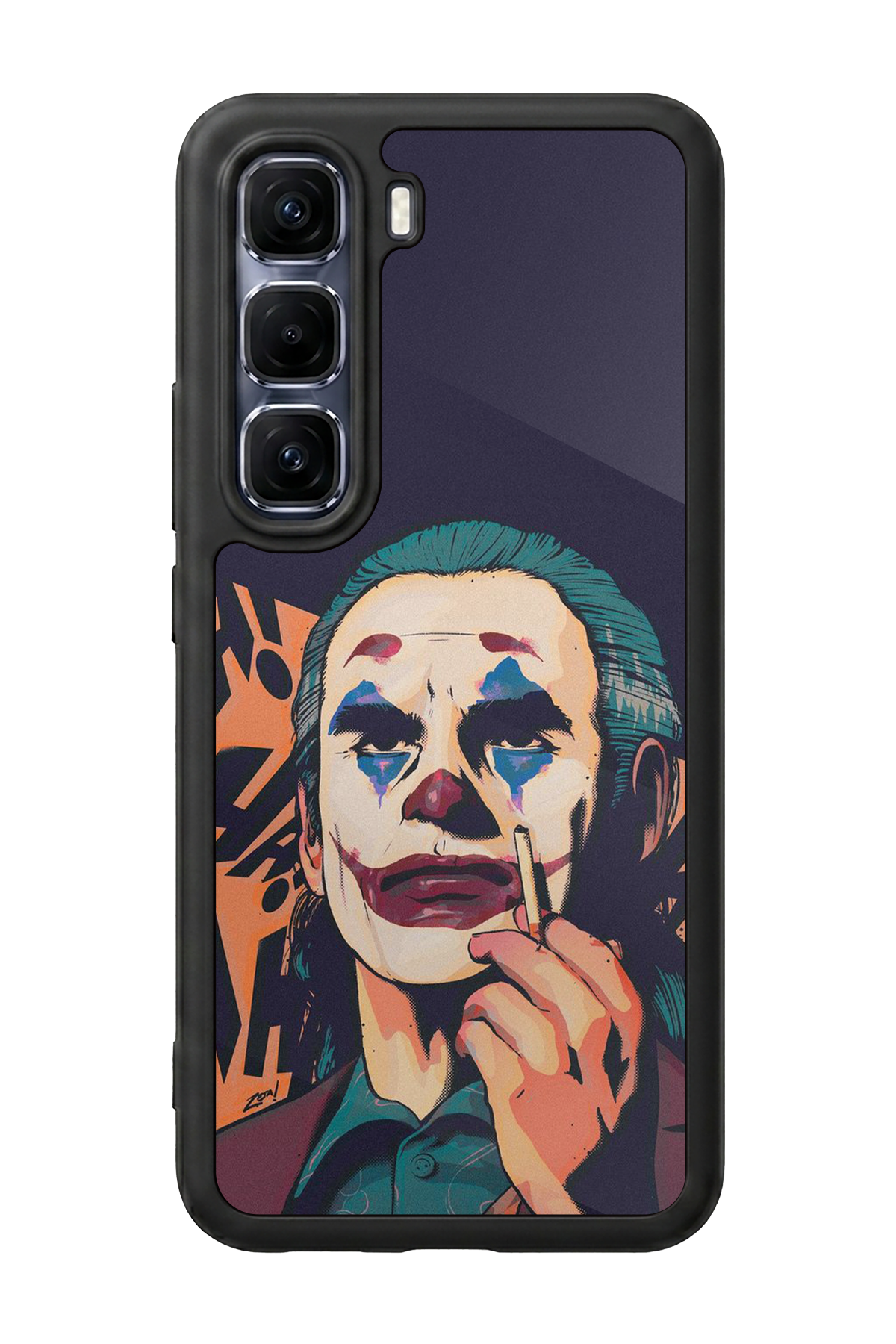 Infinix Hot 60 Pro Plus Uyumlu Joker Tasarımlı Glossy Premium Kılıf
