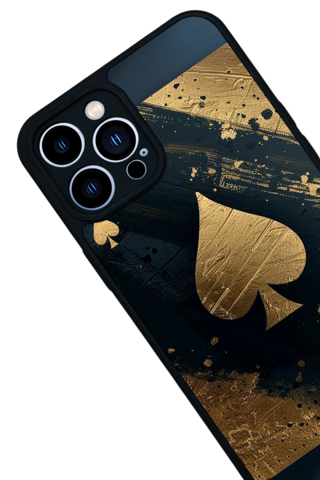 iPhone 13 Pro Max Uyumlu Kart Tasarımlı Glossy Premium Kılıf