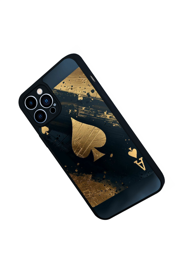 iPhone 13 Pro Max Uyumlu Kart Tasarımlı Glossy Premium Kılıf