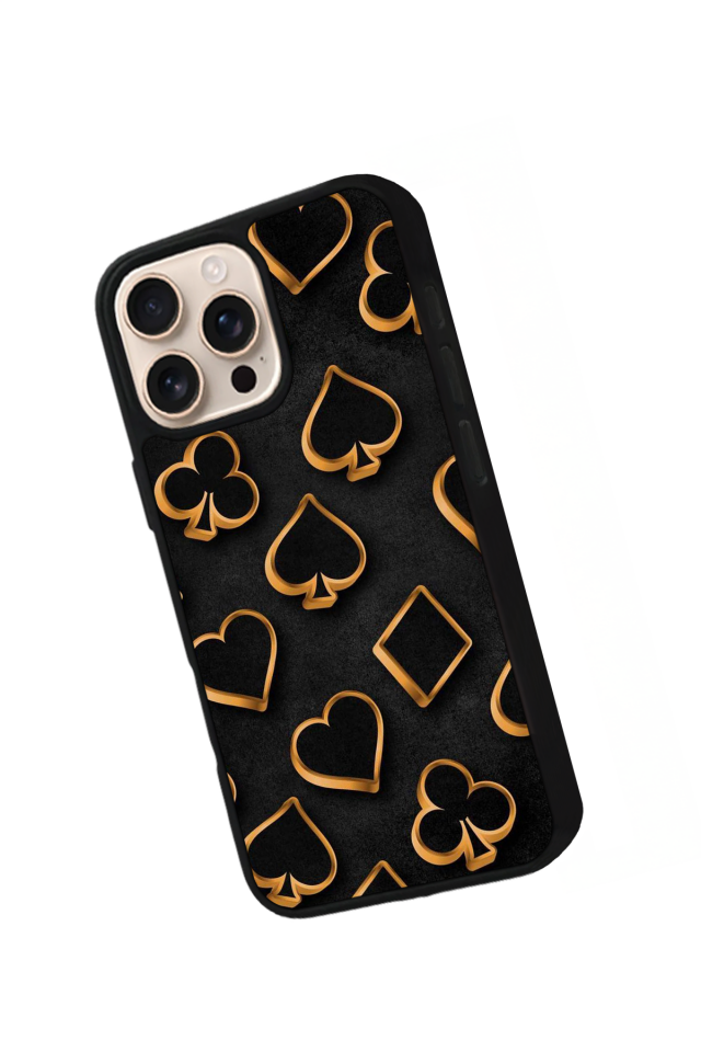 iPhone 14 Pro Max Uyumlu Kart Tasarımlı Glossy Premium Kılıf