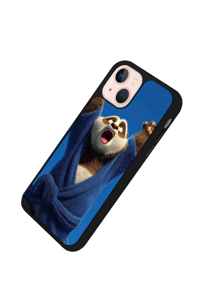 iPhone 15 Plus Uyumlu Kung Fu Panda Tasarımlı Glossy Premium Kılıf