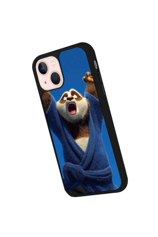iPhone 15 Plus Uyumlu Kung Fu Panda Tasarımlı Glossy Premium Kılıf