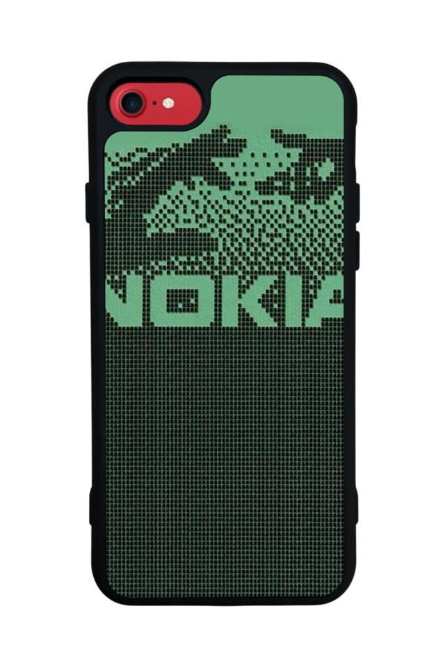 iPhone SE Uyumlu Nokia Tasarımlı Glossy Premium Kılıf