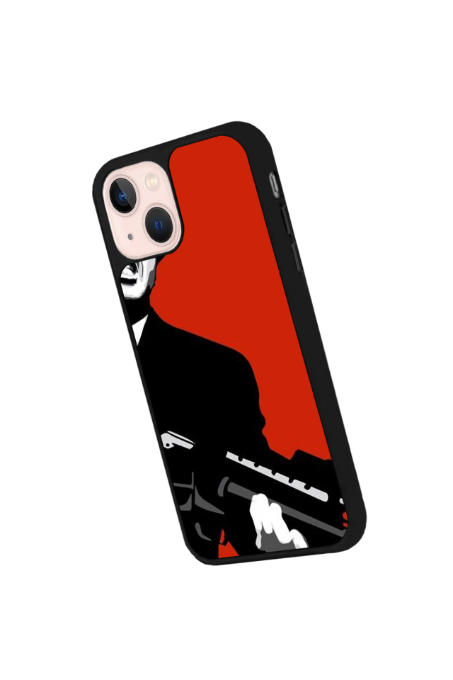 iPhone 13/14 Uyumlu Scarface Tasarımlı Glossy Premium Kılıf